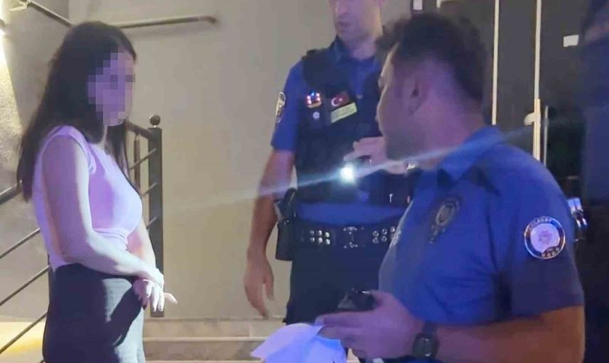 Gözyaşları içinde polise sığınan genç kadın darp iddiasında bulundu
