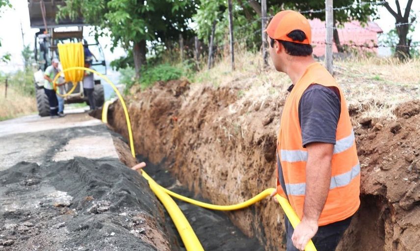 Canik'te dört mahalle kış öncesi doğal gazla ısınmaya hazırlanıyor