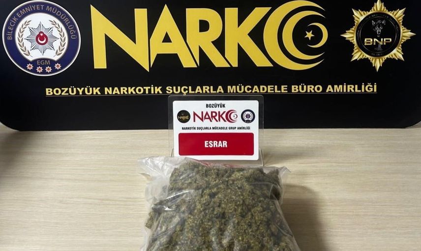 Bozüyük'te öncü-artçı takibe operasyon: iki kişi gözaltında