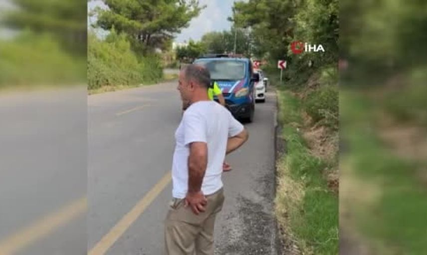 Virajda kontrolü kaybeden araç Düziçi'nde takla attı, 1 yaralı