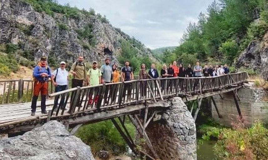 Kanyonun izinde 15 kilometre: Kütahyalı dağcılar İkitaş'ta bir araya geldi
