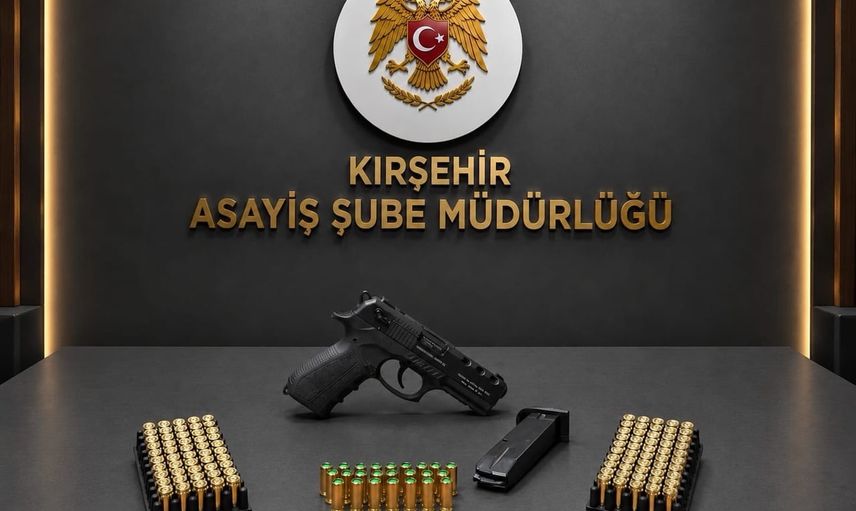 Kırşehir'de asayiş uygulamalarında silah, mühimmat ve uyuşturucuya el konuldu