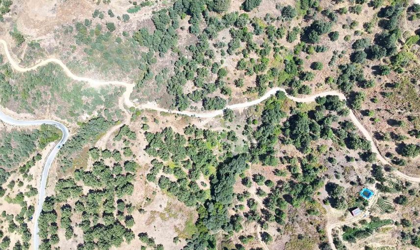 Apaklar'da toprak yollar biterken Nazilli Belediyesi üreticinin ulaşımını kolaylaştırıyor