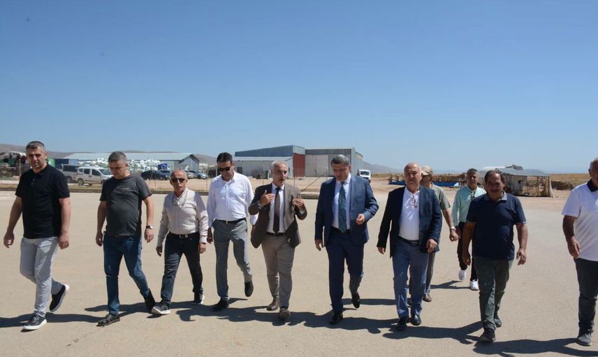 Gümüşhane-Bayburt havalimanı çalışmalarında son durum yerinde incelendi