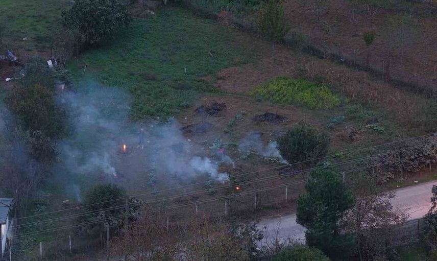 Anız dumanı çevreyi ürküttü: Atakum'da kısa süreli panik