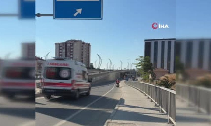 Kapaklı'da kavşak çarpışmasında araç takla attı, sürücü yaralandı