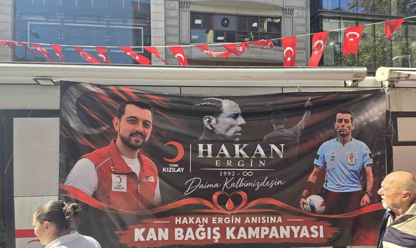 Hakemin anısına kan bağışıyla hayatlara umut oldular