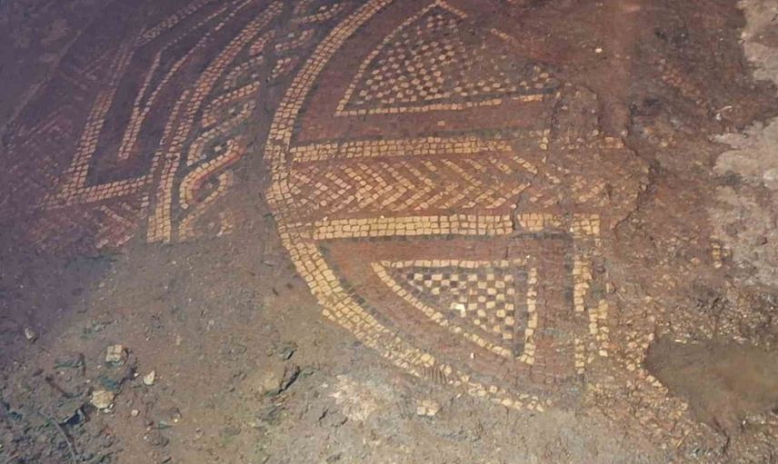 Mardin'de kaçak kazıda bulunan 1500 yıllık figürlü mozaik kültürel mirası gündeme taşıdı