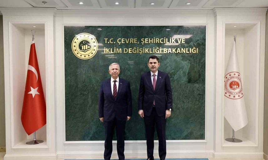 Başkent öncelikleri masada: bakan Kurum Mansur Yavaş'ı bakanlıkta ağırladı