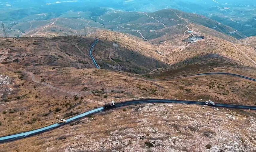 Yangın zarar gören Kozağaç-Kavaklıdere yolu baştan sona yenilendi