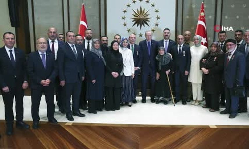 Anma ve dayanışma buluşması: Cumhurbaşkanı Erdoğan şehit aileleriyle görüştü