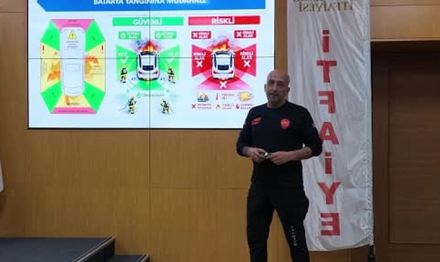 Sağlık ekiplerine Kırıkkale'de elektrikli araç kazalarında güvenli müdahale eğitimi