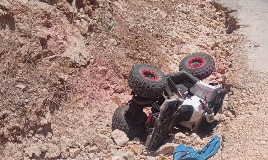 Besni'de mesire alanında atv devrildi: sürücü ile üç çocuk yaralandı