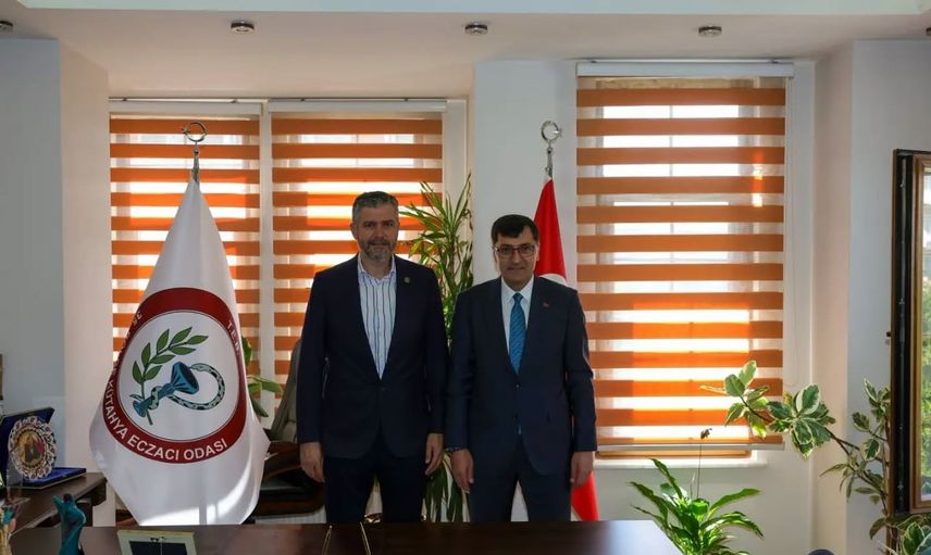 Kütahya'da ortak akıl vurgusu: Kahveci eczacı odasını ziyaret etti