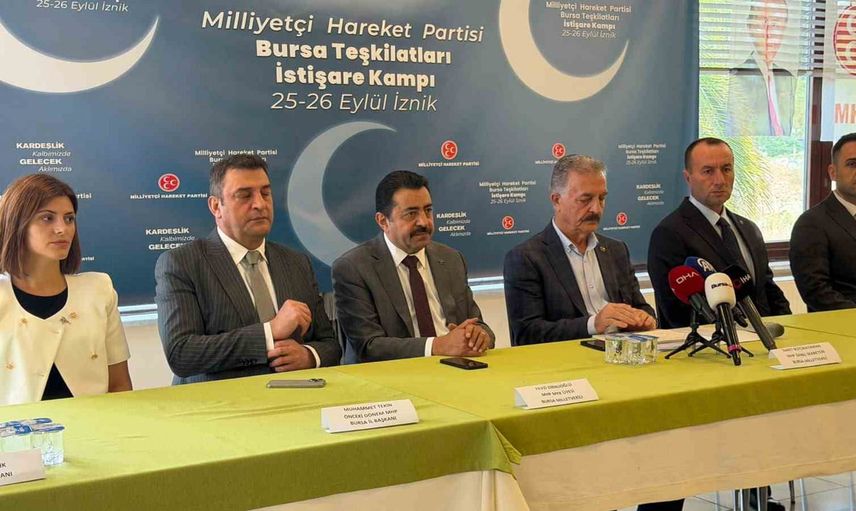 MHP Bursa teşkilatları İznik'te istişare kampında gündemi masaya yatırdı