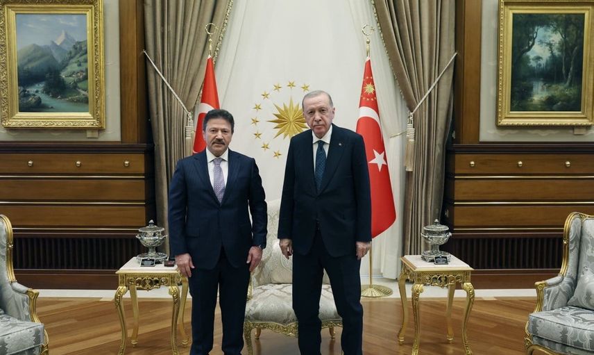 Külliye'de Mehmet Yiğiner kabulü