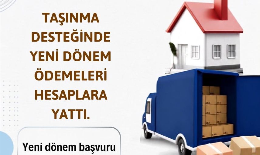 Denizli'de dar gelirlilere taşınma katkısı hesaplara yatırıldı
