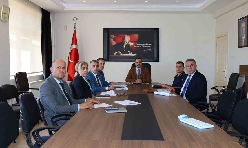 Karacasu'da okul güvenliği için kurumlar ortak yol haritası belirledi