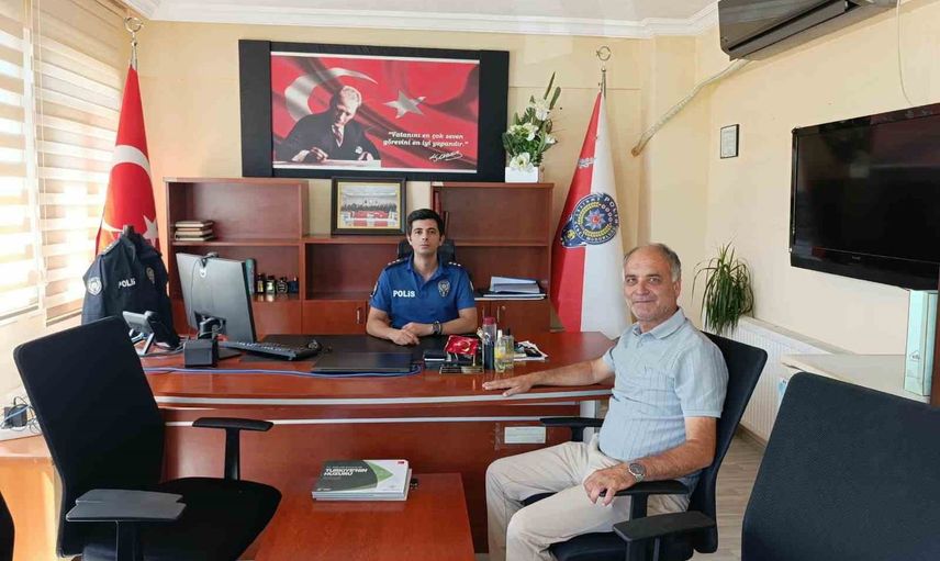 Selendi emniyetinde yeni baş komiser Emre Gevanci'ye terfi