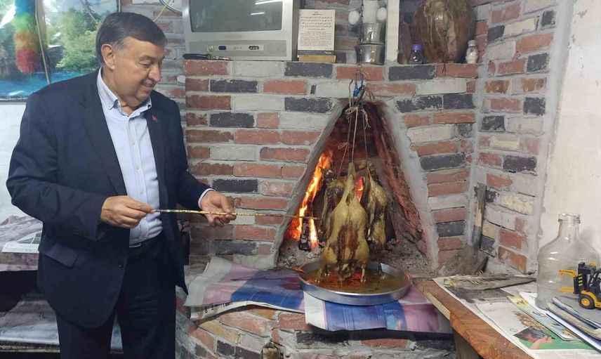 Erken açılan kaz tiridi sezonu Havza'da lezzet hareketliliği başlattı