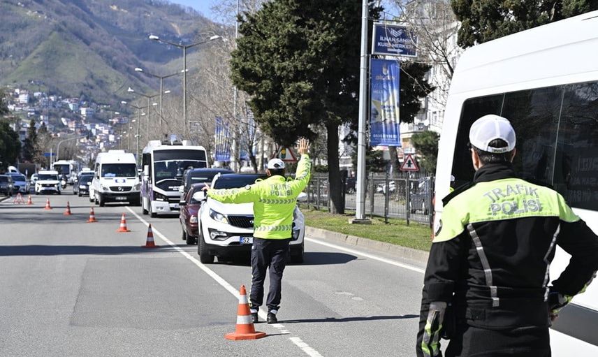 ordu’da hafta boyunca süren trafik denetimlerinin bilançosu