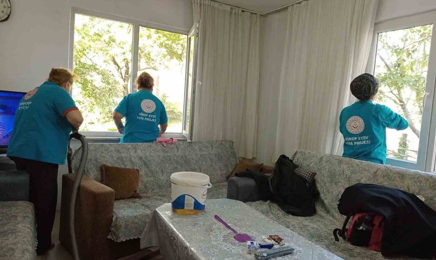 Sinop’ta 800 yaşlı ve engelliye vefa desteği devam ediyor