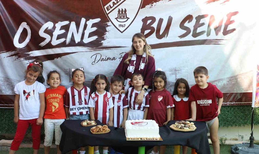 Gelecek için minik adımlar: Elazığspor sevgisi kreşten başlıyor