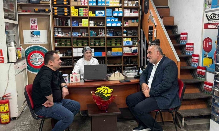 Başkan Sandıkçı esnafla yüz yüze çözüm arayışında