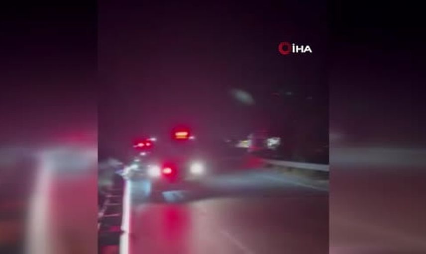 Merzifon'da otobüs bariyerleri aşıp şarampole uçtu: 24 yaralı