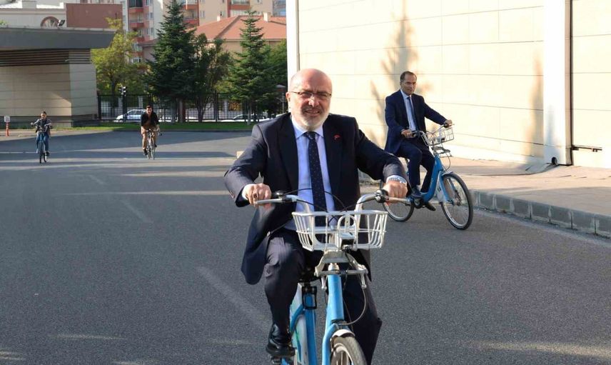 Kayseri Üniversitesi'nde çevre için arabasız kampüs uygulaması genişliyor