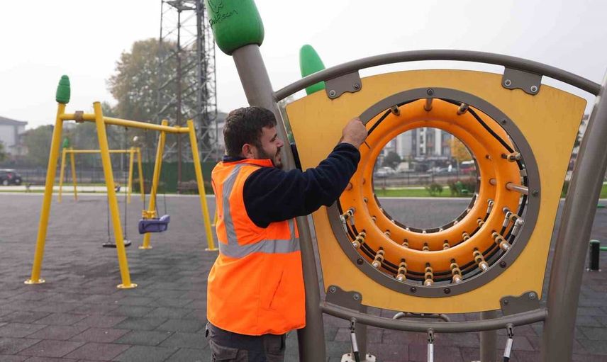 Düzce'de 23 nisan parkı yenileniyor