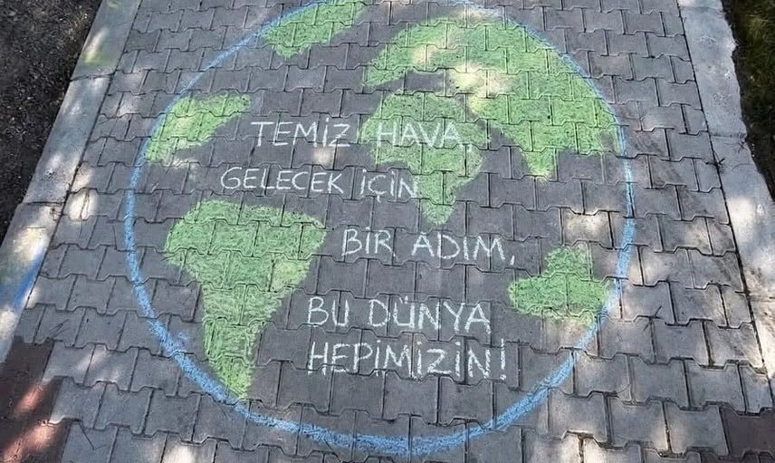 Çocukların tebeşiriyle başlayan Sinop'ta sıfır atık ve israf karşıtı kampanya