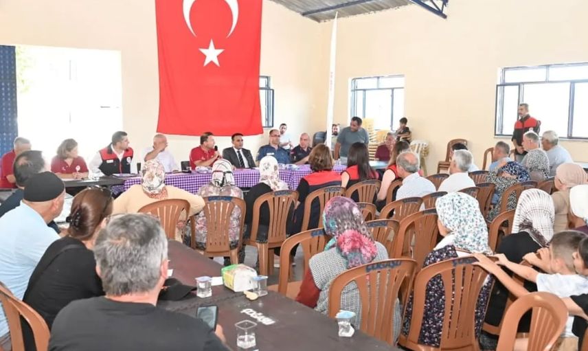 Bekilli'de üreticiyle birlikte tarım planı: talepler sahada masaya yatırıldı