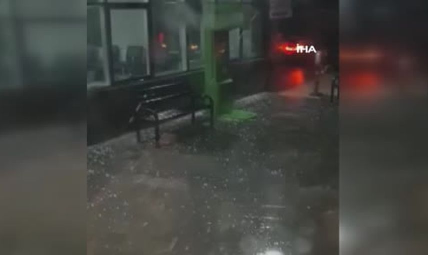 Boğazlıyan’da dolu ve fırtına günlük yaşamı etkiledi
