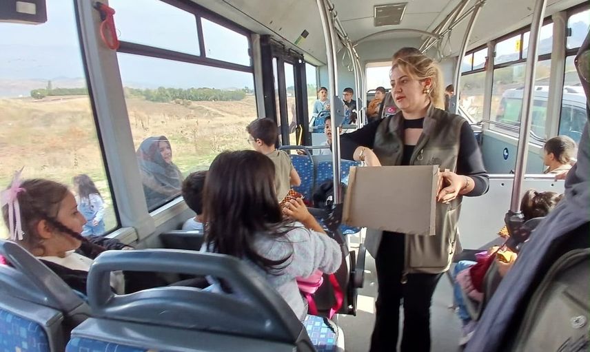 Minik doğa kaşifleri kuş gözlem kulesinde doğayı öğrendi