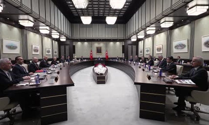 Erdoğan başkanlığında kabine toplantısı başladı