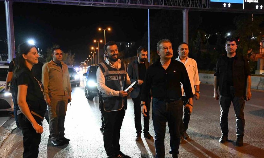 Kırıkkale'de huzur için sahada: emniyet müdürü Mustafa Işık denetimleri inceledi