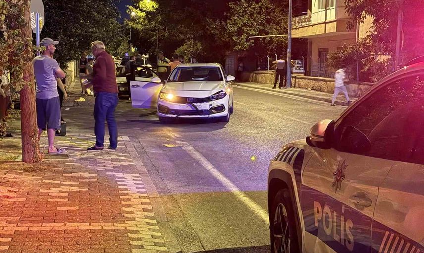 Kocasinan'da çarpışma sonrası sürücü kaçtı; 1'i çocuk 2 yaralı