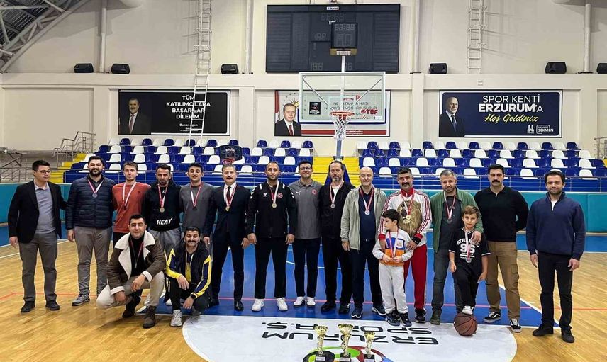 Emniyet 3X3'te şampiyon oldu, Erzurum'u bölge finallerinde temsil edecek