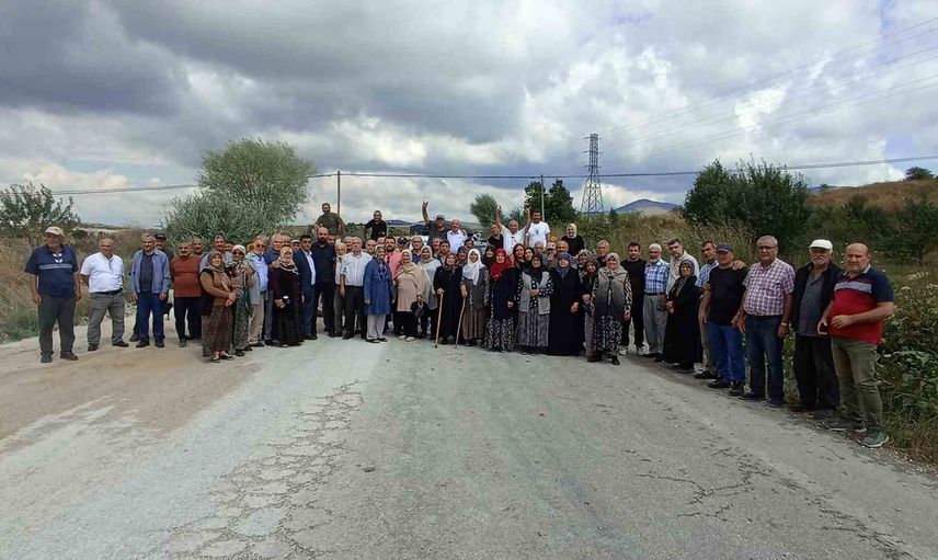 Havza'da kireç tozu protestosu: mahalle yeni kırma-eleme tesisine karşı