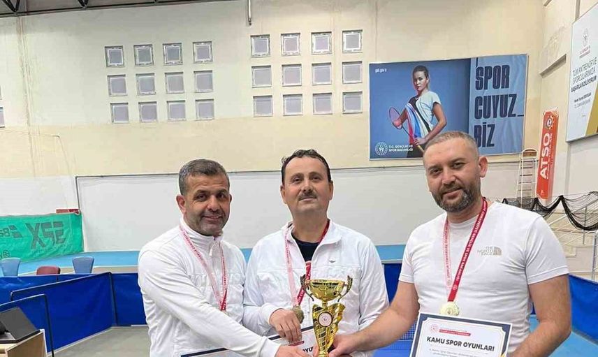 Müftülükten namağlup şampiyonluk: masa tenisinde bölge yolcusu