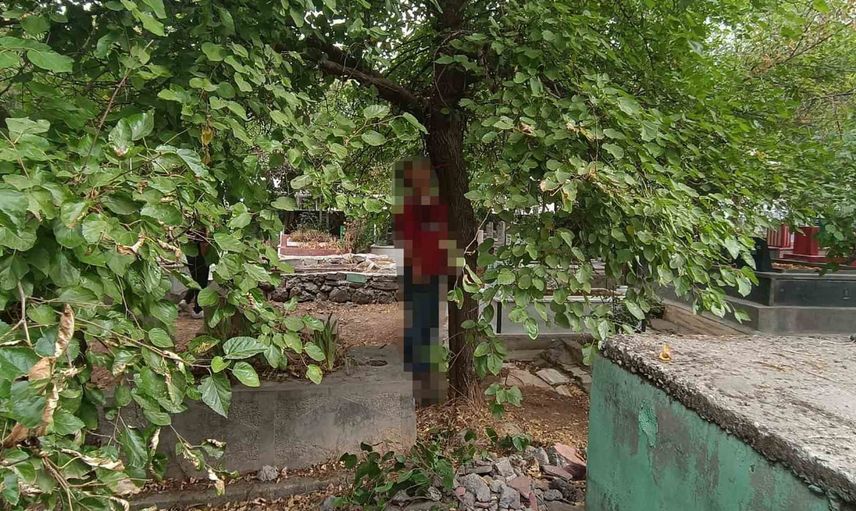 Mezarlıkta asılı bulunan kişi için adli inceleme başlatıldı