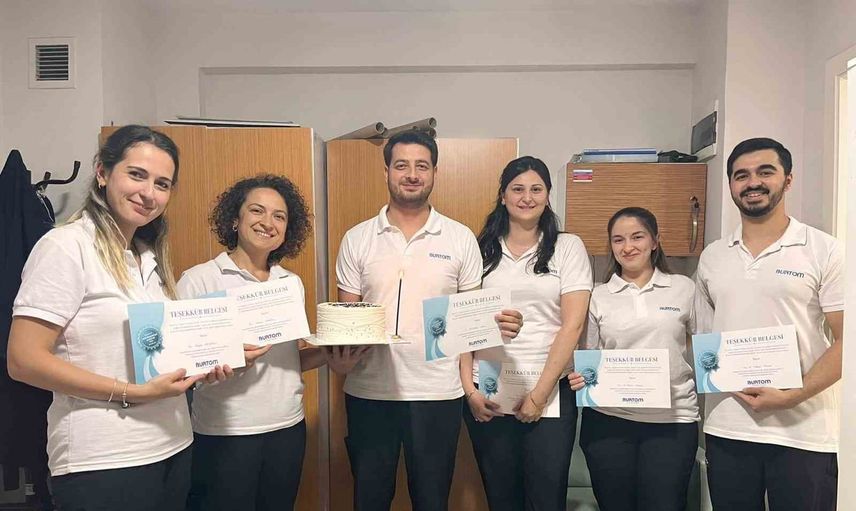 Burtom sağlık grubundan fizyoterapistlere takdir ve teşekkür