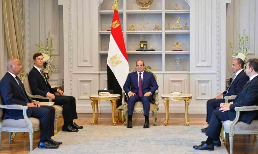Kushner Mısır'da Abdülfettah es-Sisi ile Gazze ateşkesini ve bölgesel istikrarı görüştü