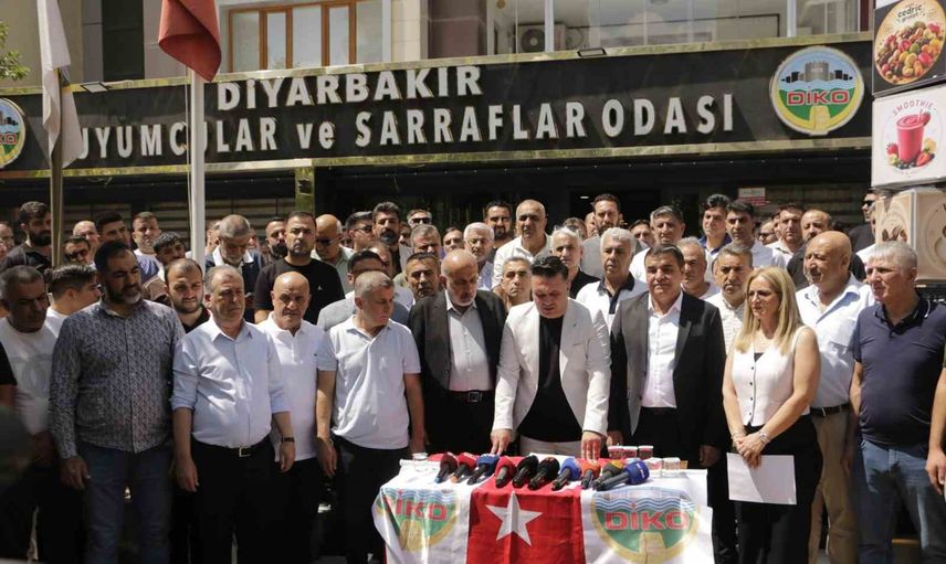 Diyarbakır'da iş dünyası huzura sıkılan kurşuna ortak tepki verdi