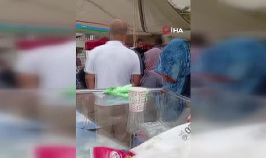 Veli Ağbaba pazarda yere yığılıp tıp merkezine kaldırıldı
