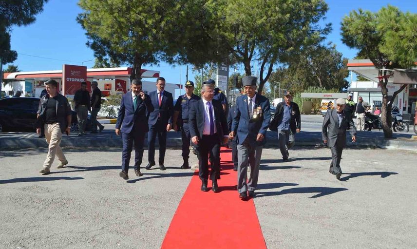 Nazik ziyaret: Kaymakam Ömer Cimşit gazilerle bir araya geldi