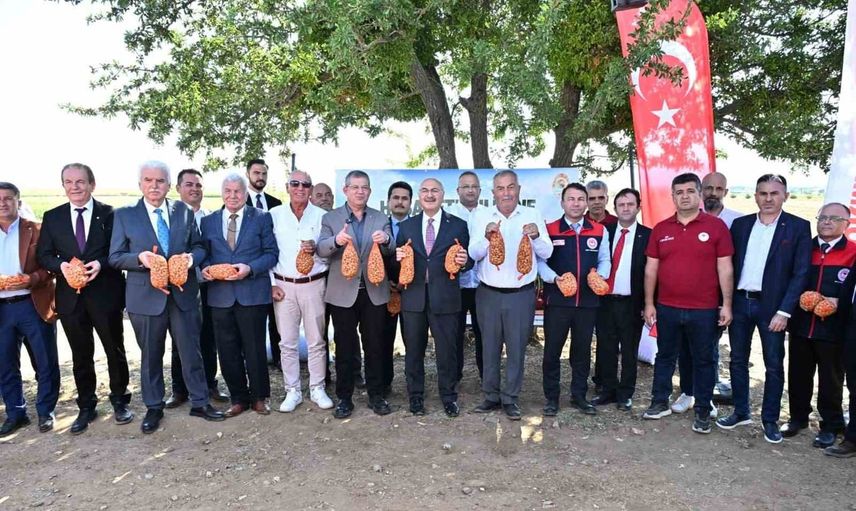 acıpayam'da badem hasadı buluşması: üretimde düşüş, çözüm arayışı