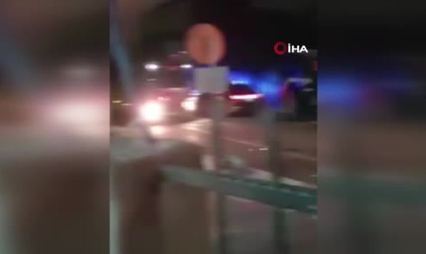 Sarıyer'de hastane bahçesinde konteynır üstü saldırısı: polis memuru yaralandı