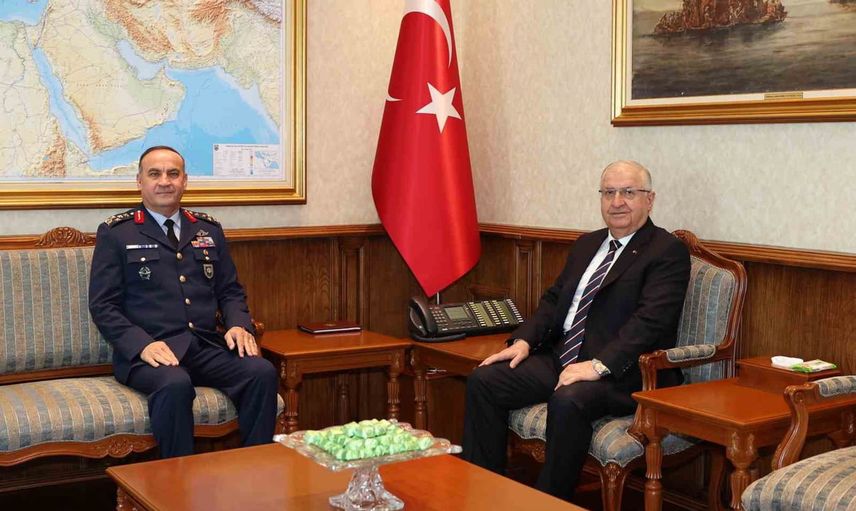 Yeni hava komutanıyla ilk görüşme: Güler'den başarı dileği